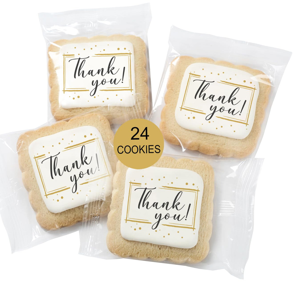 OMCookie teacher appreciation treats in gold-black design for classrooms