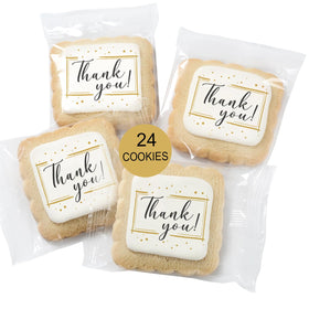OMCookie teacher appreciation treats in gold-black design for classrooms