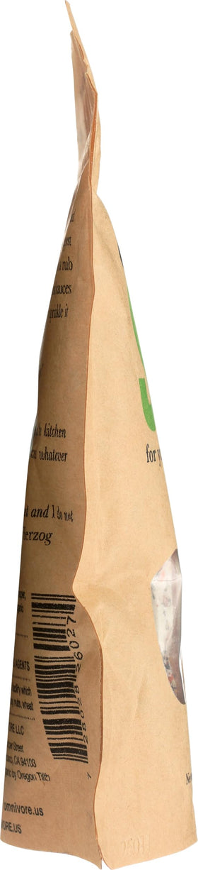 Omnivore Salt in dressings adds aroma and depth.
