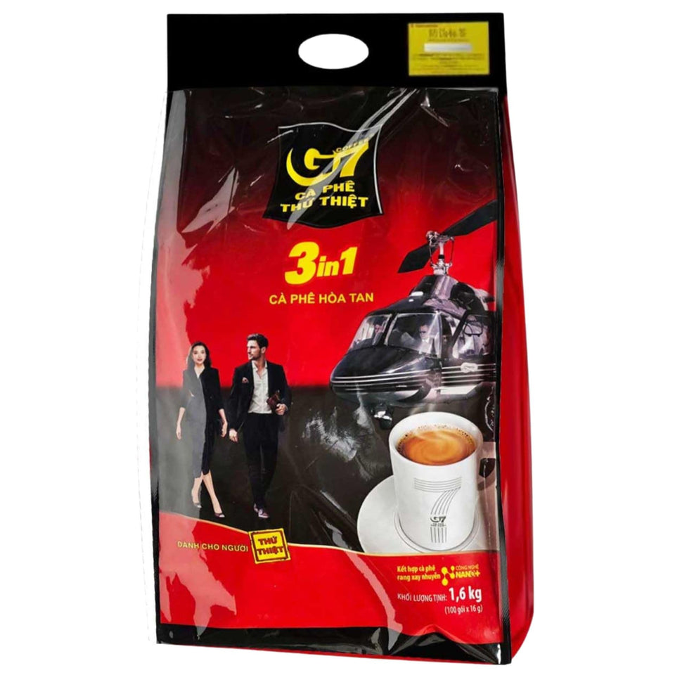 OMURA Trung Nguyen G7 3 in 1 coffee pack front view for quick mornings