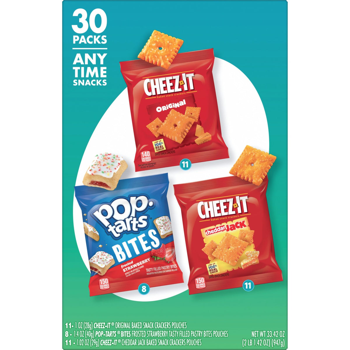 On-the-go Pop-Tarts Cheez-Its pack for car trips