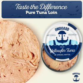 ONBOARD Yellowfin Tuna with 24g protein per serving for satisfying meals