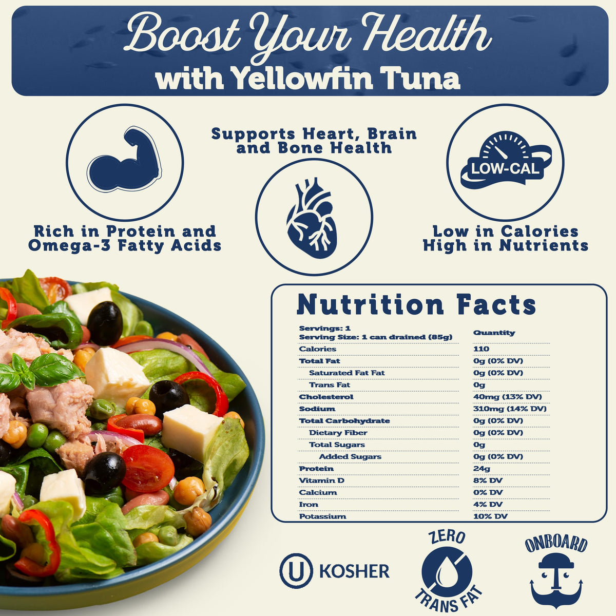 ONBOARD Tuna salad idea showcases quick, fresh meals