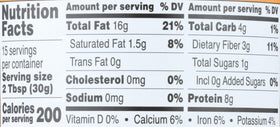 Once Again Almond Butter Gluten-Free Pack supports gluten-free kitchen choices.