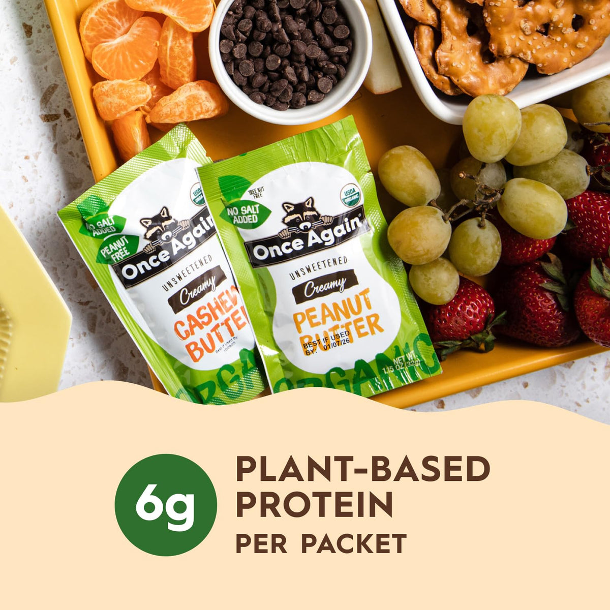 Single-serve squeeze pack perfect for travel lunches and school snacks.