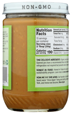 Once Again crunchy texture close-up highlights roasted peanuts and satisfying crunch
