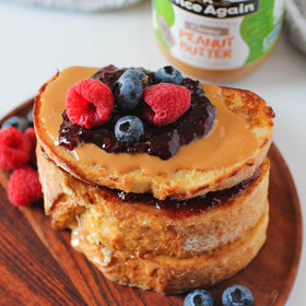 Once Again Peanut Butter Smooth ingredients highlight roasted peanuts for rich flavor.