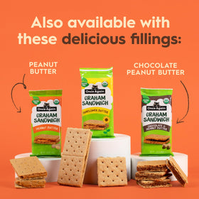 Grocery shelf displaying gluten-free, vegan, nut-free Once Again snacks.