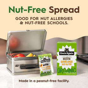 Single-serve packets show gluten-free and non-GMO verification on label