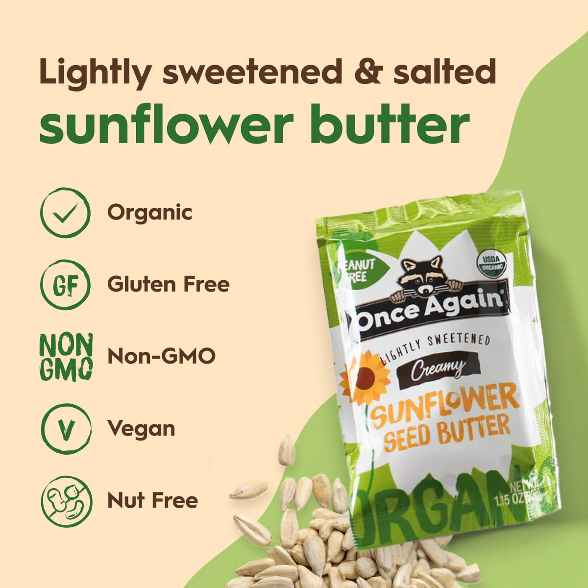 Organic sunflower seeds and sustainable farming evoke quality and responsibility