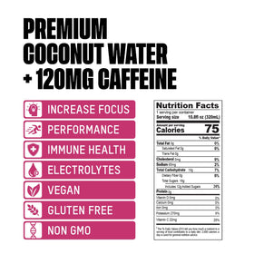Once Upon a Coconut can chilled, crisp electrolytes for hydration.