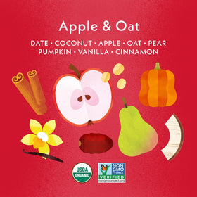 Lunchbox scene with Apple & Oat bars, a convenient midday option.