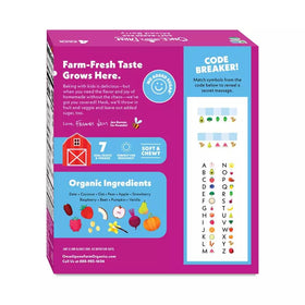 Once Upon a Farm no added sugar label emphasizes clean ingredients.