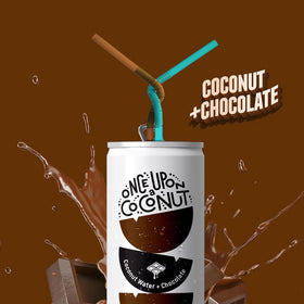 Once Upon a Coconut non-GMO gluten-free packaging signals clean-label appeal.