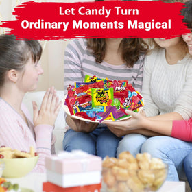 ONE CANDY WAY fruity and tangy flavors in a colorful display.
