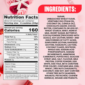 ONE CANDY WAY Lambertz tin label detail highlights premium branding.
