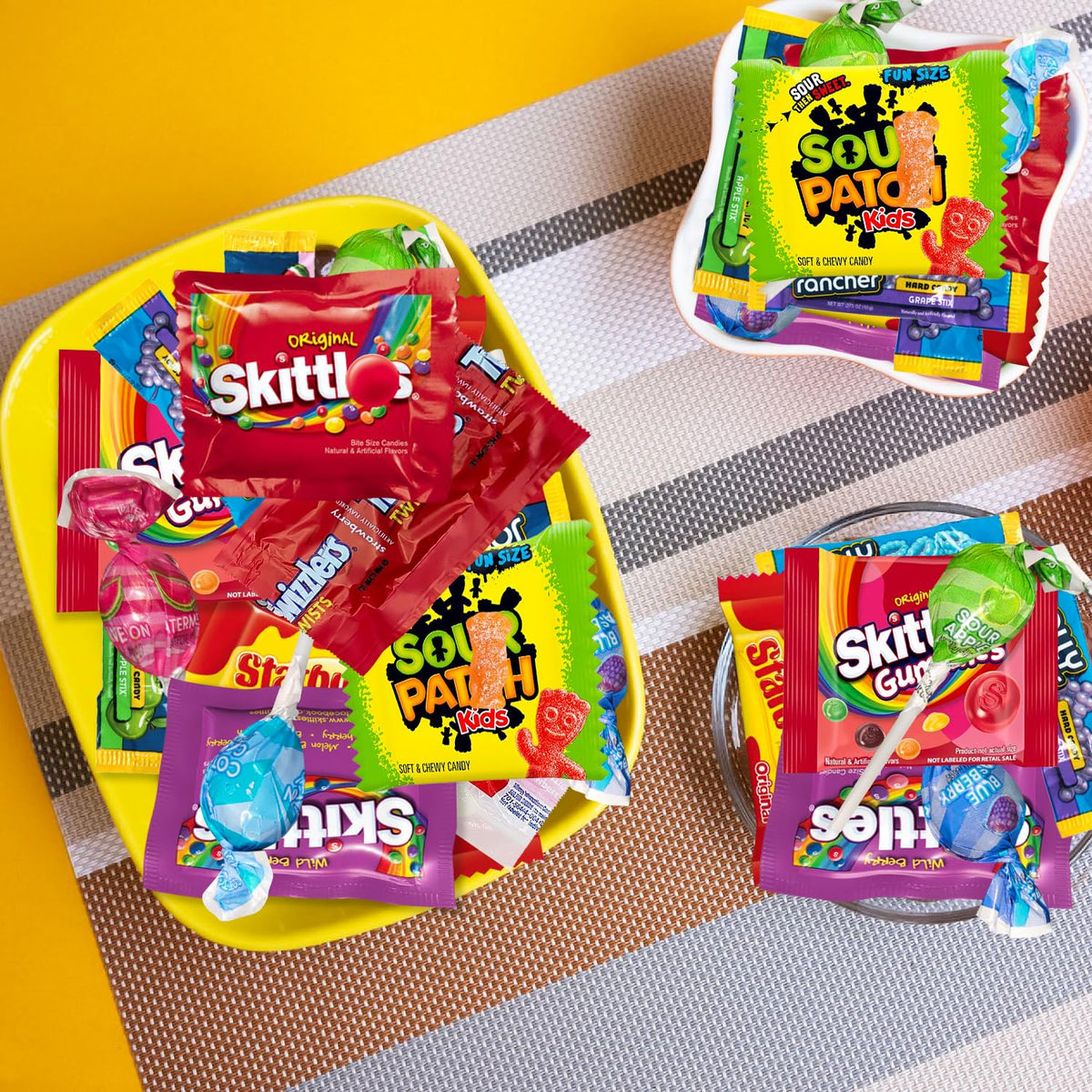 ONE CANDY WAY party favors adding color to birthdays and events.