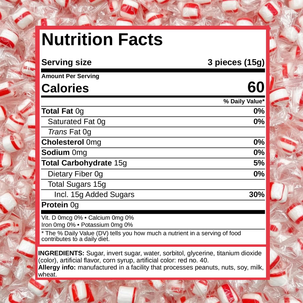 ONE CANDY WAY peppermint puffs arranged in a dish for guests