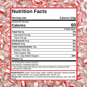 ONE CANDY WAY peppermint puffs arranged in a dish for guests