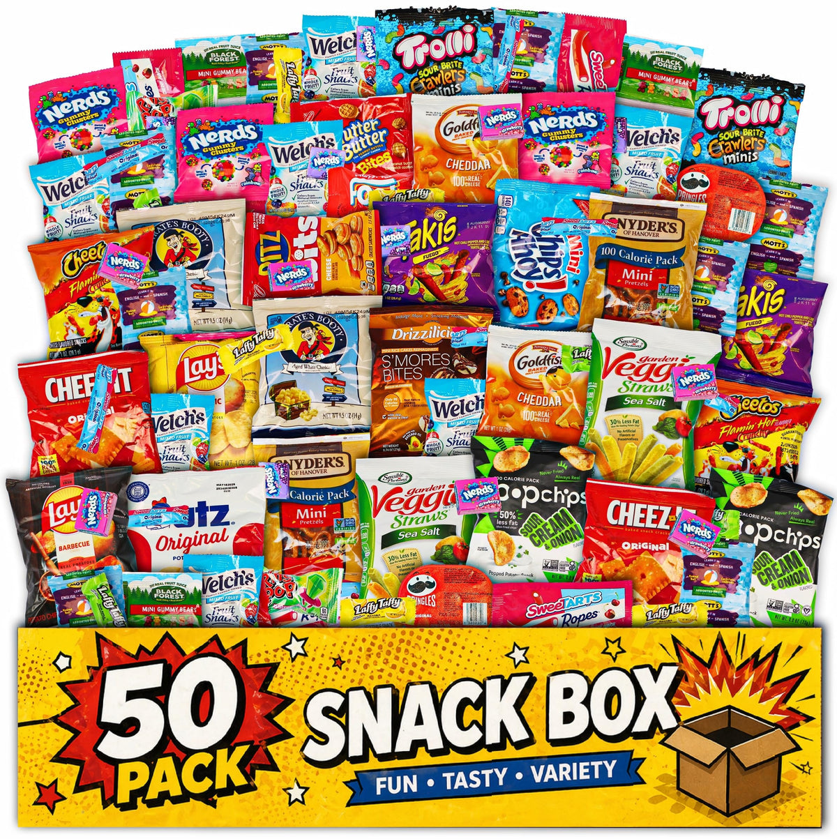 ONE CANDY WAY snack variety care box for easy group sharing