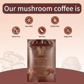 ONE CLASS SIMOR Mushroom Coffee steaming cup illustrating smooth energy.