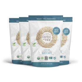 One Degree Organic Foods Sprouted Quick Oats pack, nutritious breakfast staple