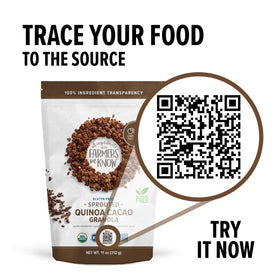 One Degree Organic Foods vegan granola serving idea in bowl