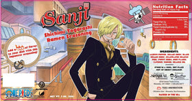 One Piece Sanji Shichimi Togarashi seven-spice blend with orange peel and sesame, enriching dishes.
