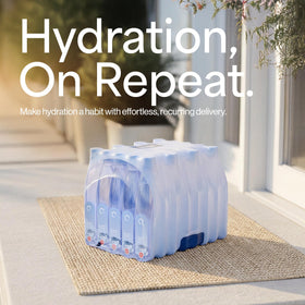 ONE Water eco-conscious packaging highlights reduced footprint during transport