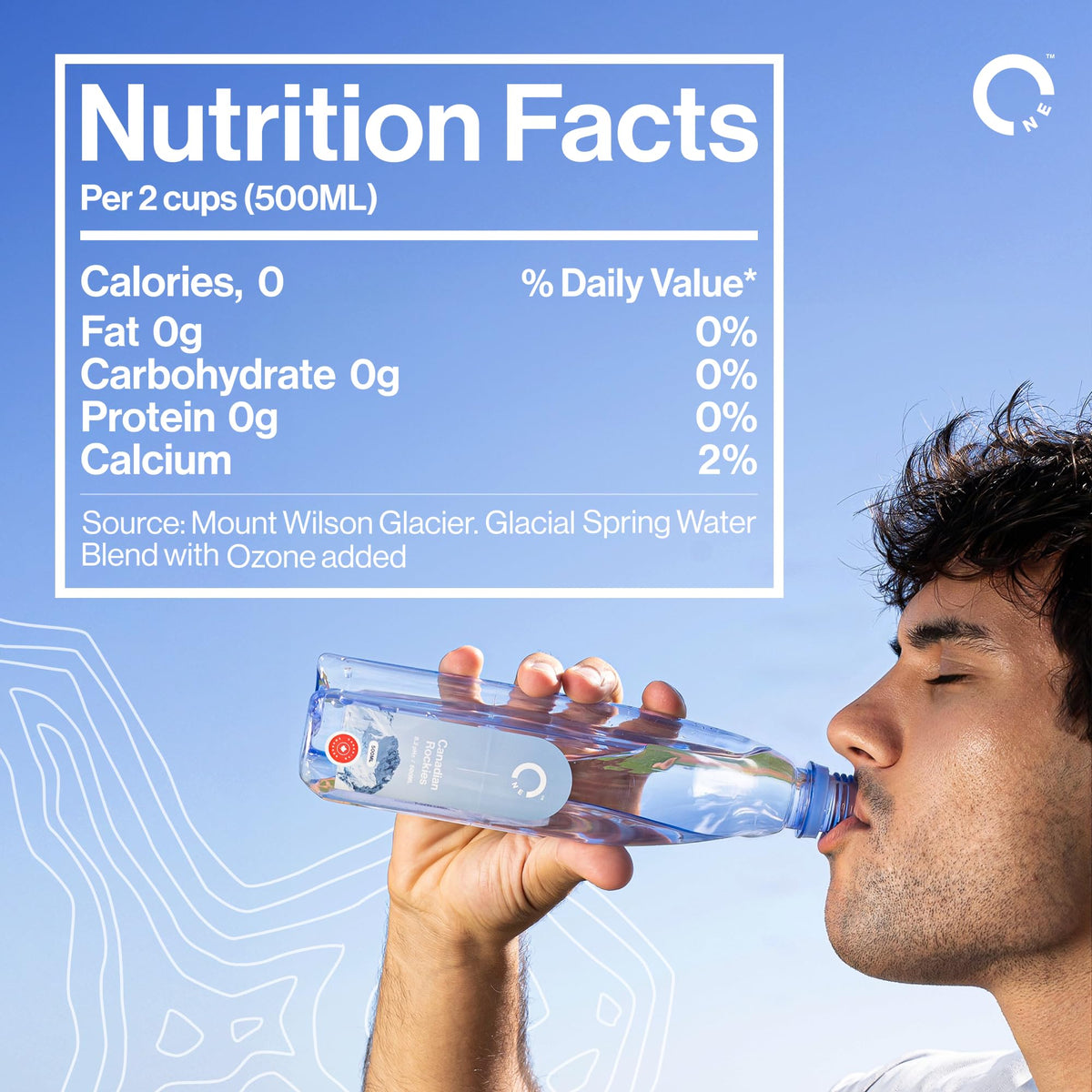 ONE Water low TDS supports easy drinking with light finish