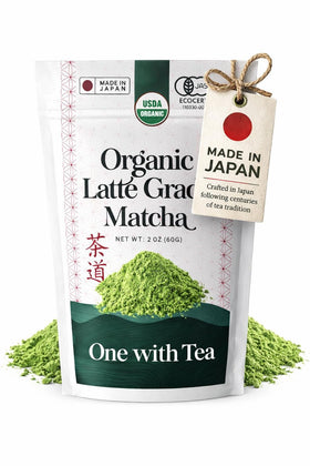 ONE WITH TEA latte grade packaging shows premium quality for daily use.