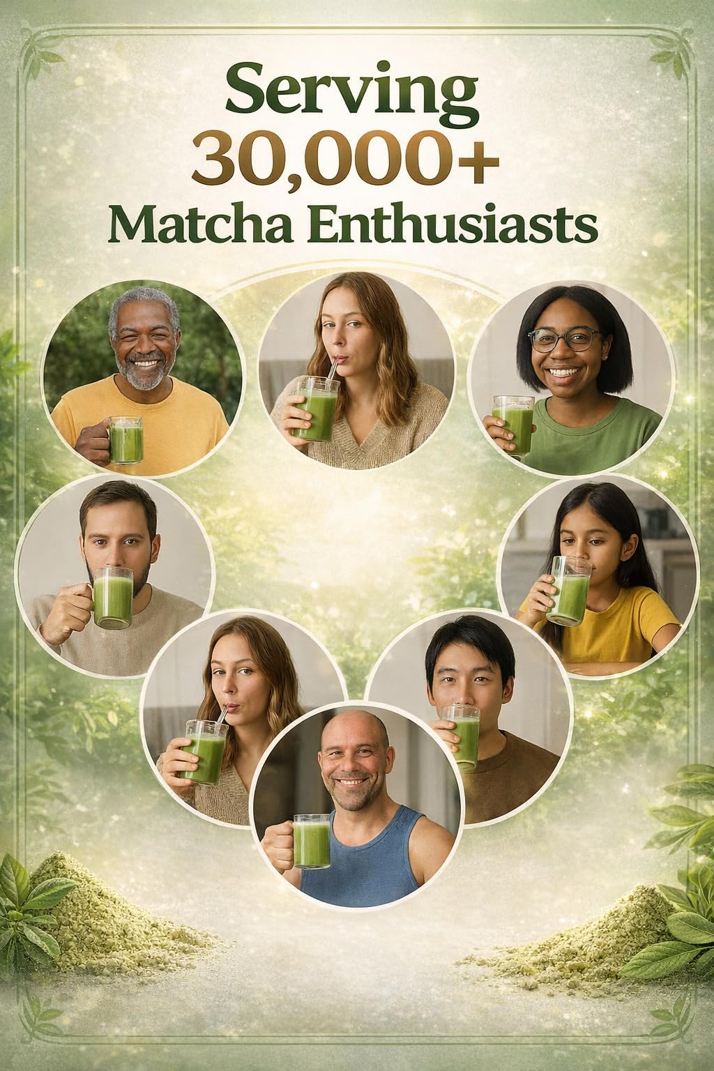 ONE WITH TEA organic ingredients with no artificial colors or flavors