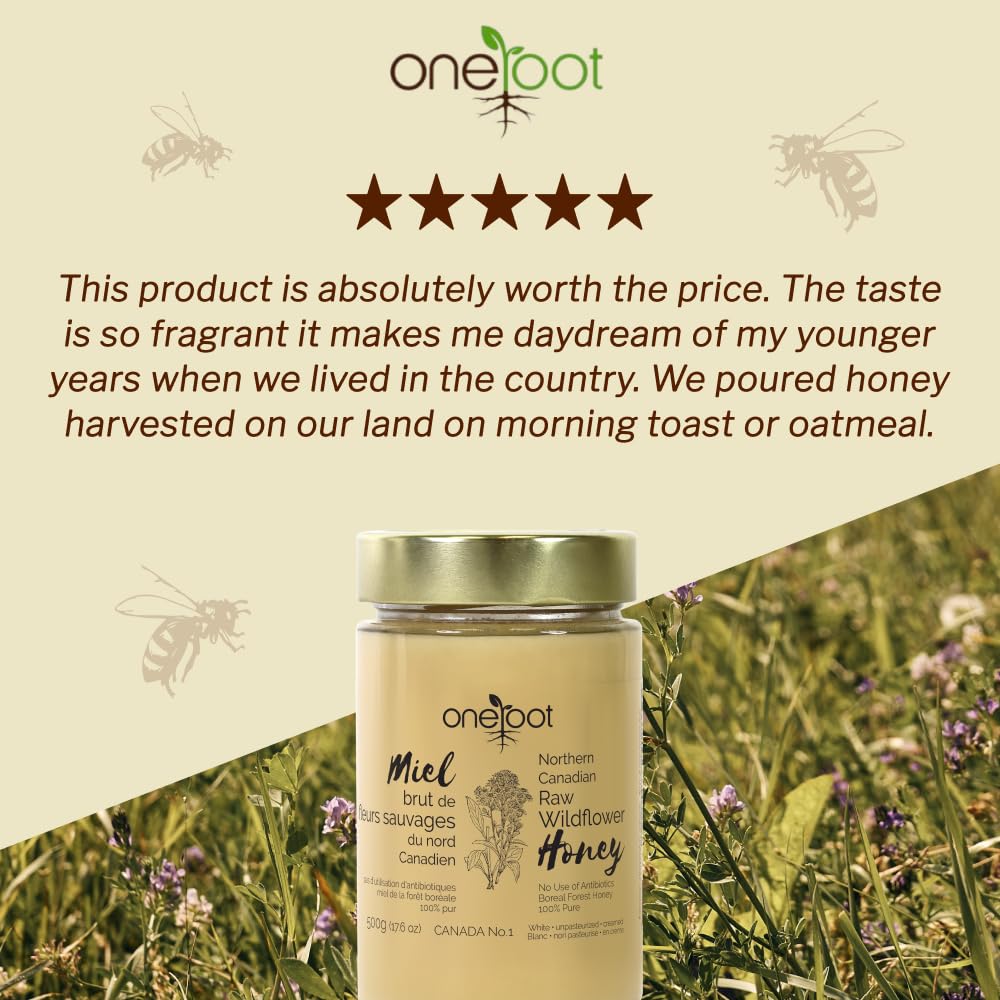 OneRoot raw honey added to tea, versatile daily use.