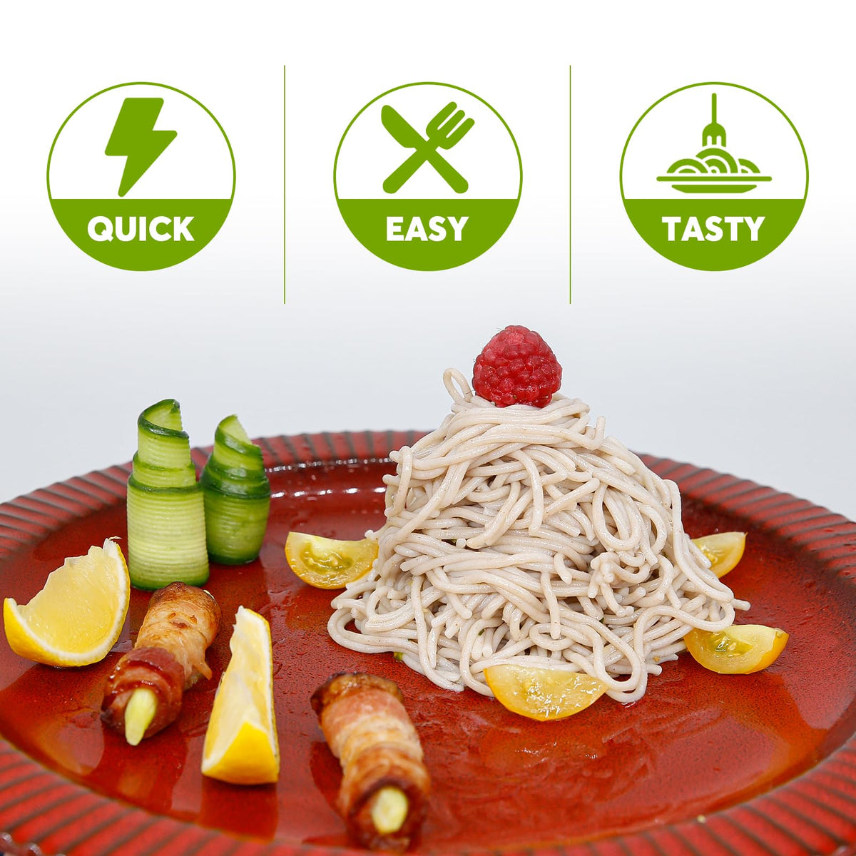 ONETANG buckwheat brown rice noodles uncooked, ideal for versatile dishes.