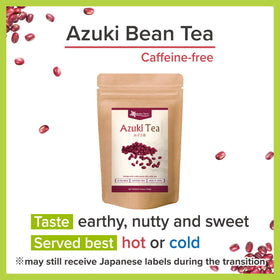 Hot brew in a cup from Onkatsu Farm azuki tea