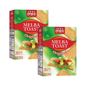 Only Kosher Candy Melba Toast Original pack with individually wrapped servings for freshness.