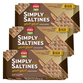 Only Kosher Candy saltines whole wheat pack open, crisp texture for quick office snacks.