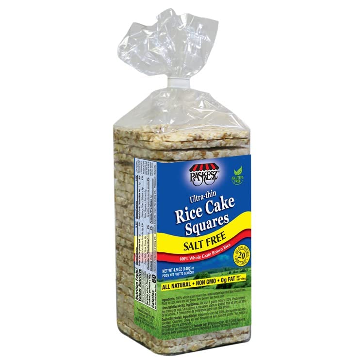 Only Kosher Candy rice cake square with toppings, ideal for soups and salads