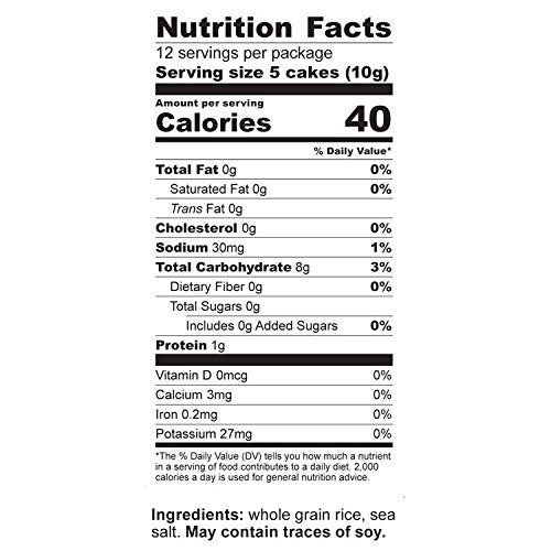 Only Kosher Candy Wholegrain Rice Cake Pack packaging, convenient 3-pack for on-the-go snacks