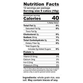 Only Kosher Candy Wholegrain Rice Cake Pack packaging, convenient 3-pack for on-the-go snacks