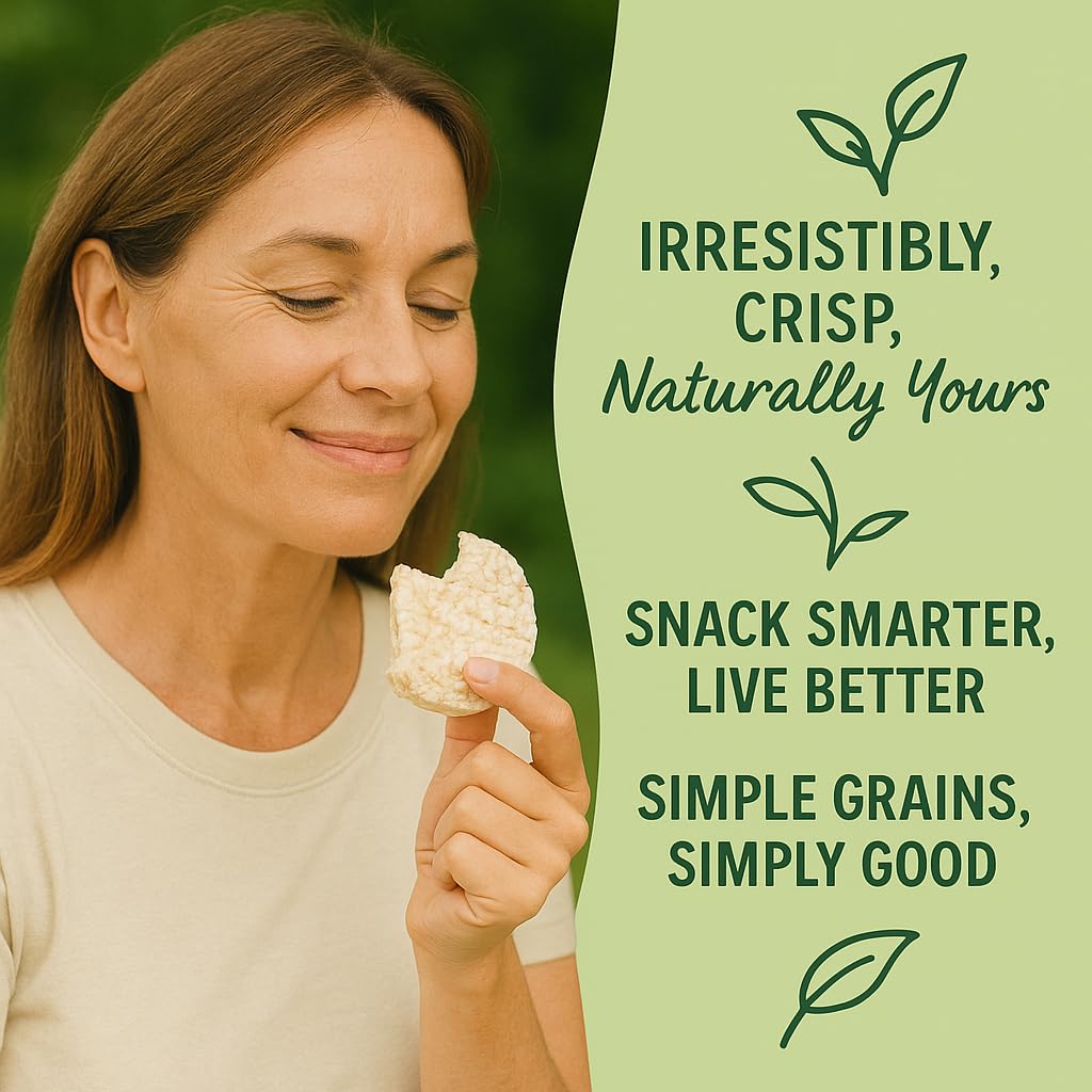 Only Kosher Candy kosher-certified, vegan, non-GMO rice cakes ideal for light meals.