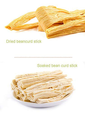 ONTRUE Tofu Sheets in a bowl illustrating rehydrated texture for soups