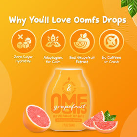 Oomfs Drops pocket-size pack ready for travel and caffeine-free hydration