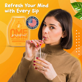 Oomfs Drops zero caffeine label signals daytime, versatile refreshment