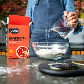 Ooni Neapolitan Dough Mix produces 12-inch pizza bases.