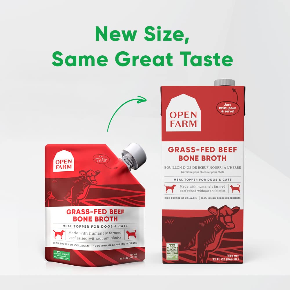 Close-up of grass-fed beef bone broth in bottle