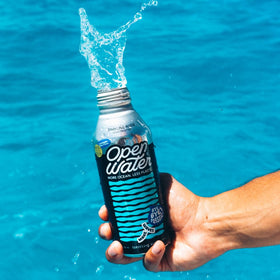 Open Water purified water with electrolytes for balanced taste