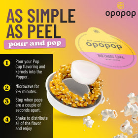Opopop pop cups interior view showing organized single-serve snack packs