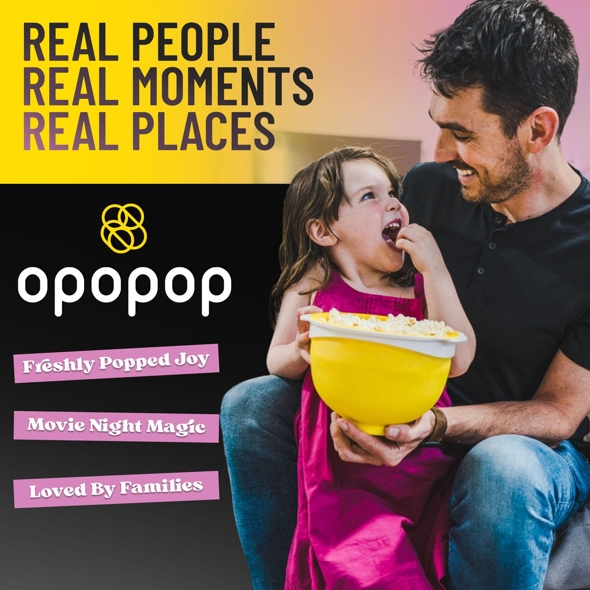 Opopop Today Show feature image suggests trusted, popular popcorn choice.