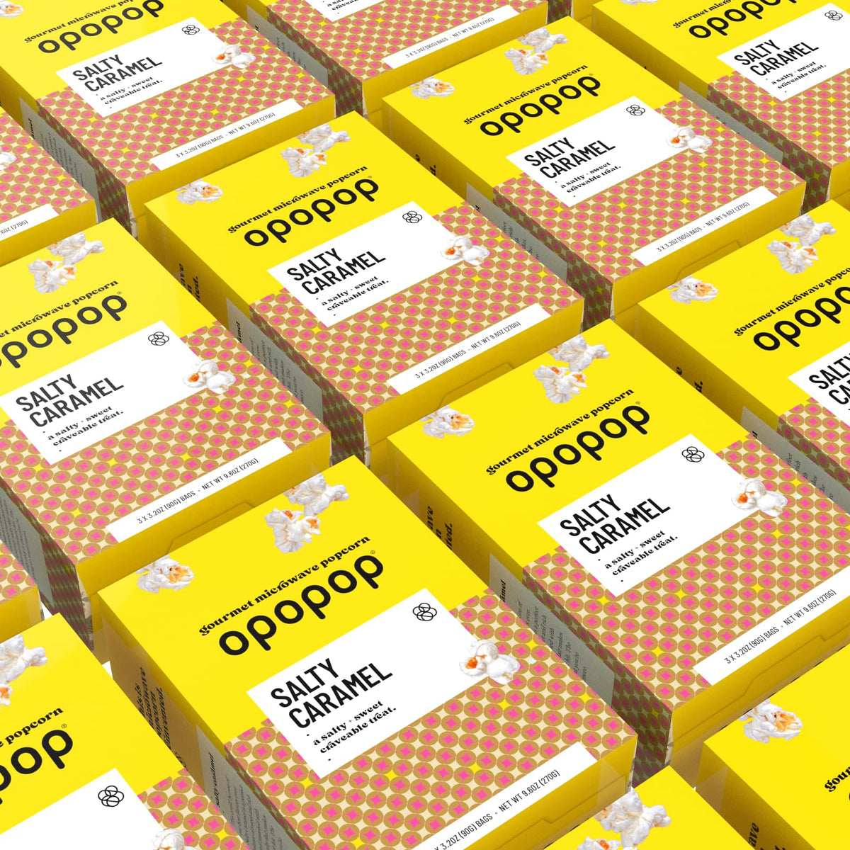 Opopop traditional microwave popcorn bags shown for easy prep
